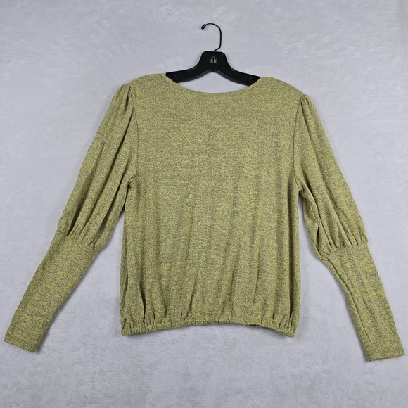 Roommates Women's Size Small Green Beaded Pearls Top‎ Long Sleeve - Picture 6 of 6